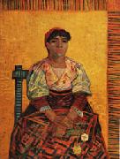 Vincent Van Gogh The Italian Woman France oil painting artist